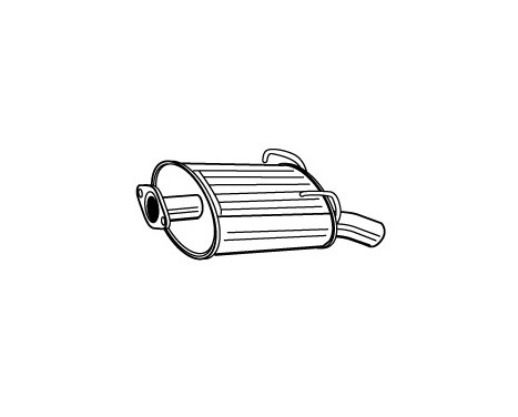 Exhaust backbox / end silencer 22458 Walker