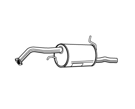 Exhaust backbox / end silencer 22459 Walker
