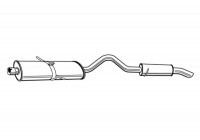 Exhaust backbox / end silencer 22493 Walker