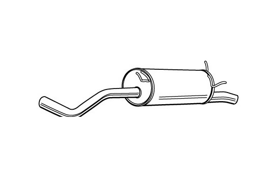Exhaust backbox / end silencer 22509 Walker