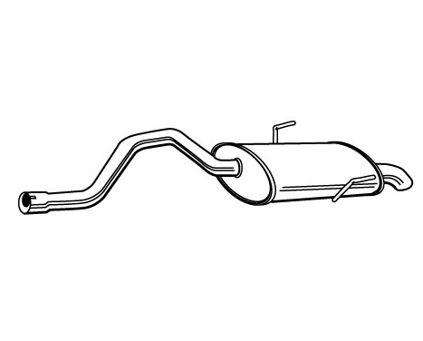 Exhaust backbox / end silencer 22546 Walker