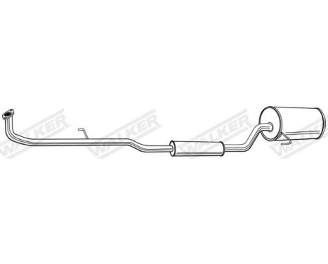 Exhaust backbox / end silencer 22547 Walker, Image 3
