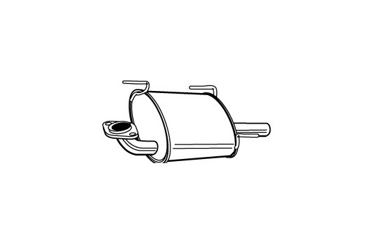 Exhaust backbox / end silencer 22610 Walker