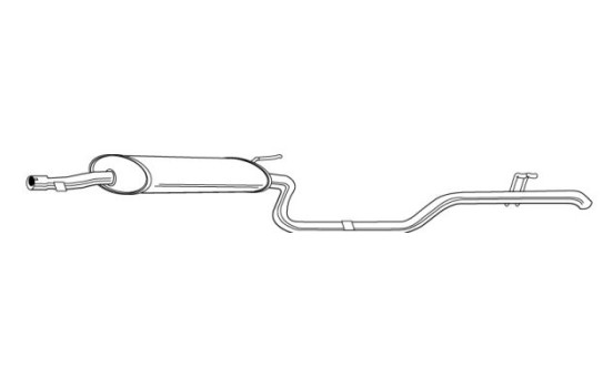 Exhaust backbox / end silencer 22614 Walker