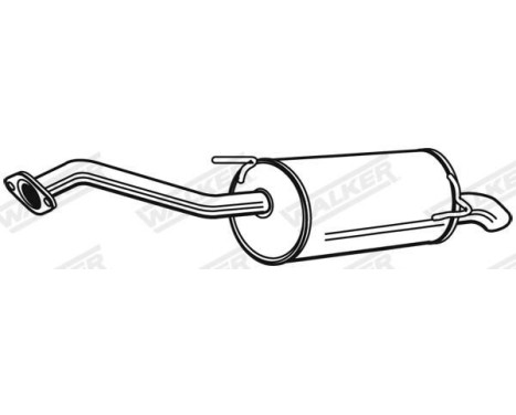 Exhaust backbox / end silencer 22624 Walker, Image 6