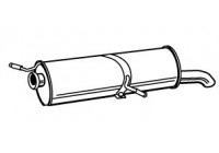 Exhaust backbox / end silencer 22636 Walker