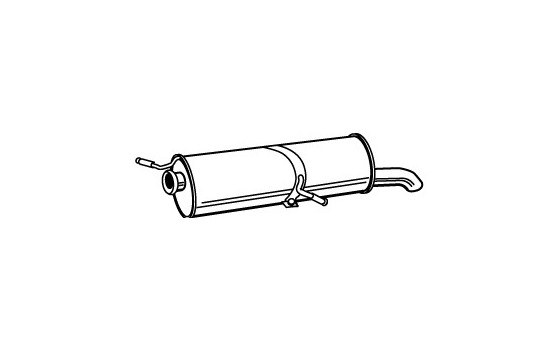 Exhaust backbox / end silencer 22636 Walker