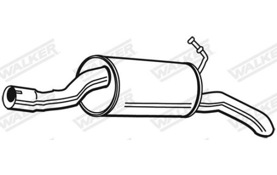 Exhaust backbox / end silencer 22655 Walker, Image 6