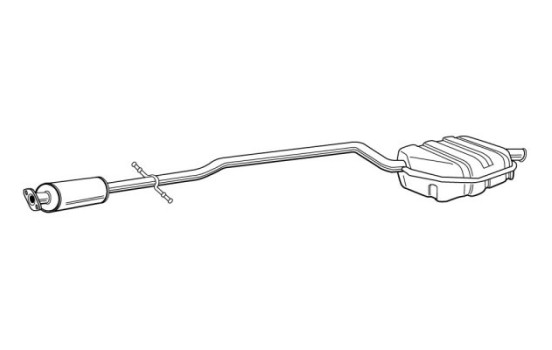 Exhaust backbox / end silencer 22685 Walker