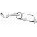 Exhaust backbox / end silencer 227-021 Bosal