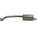 Exhaust backbox / end silencer 227-051 Bosal