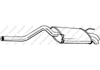 Exhaust backbox / end silencer 227-105 Bosal