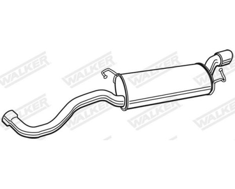Exhaust backbox / end silencer 22720 Walker, Image 6