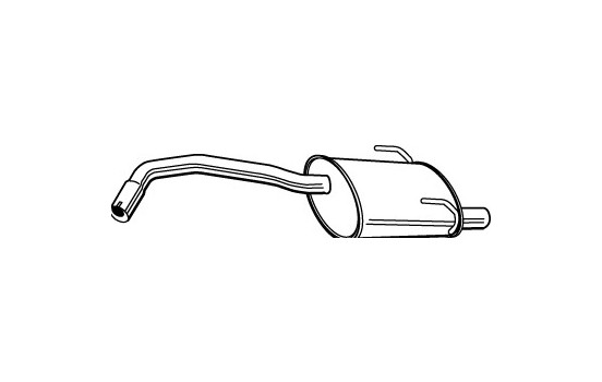 Exhaust backbox / end silencer 22725 Walker
