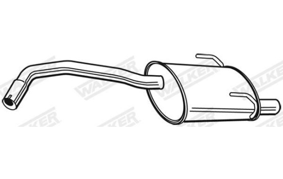 Exhaust backbox / end silencer 22725 Walker, Image 6