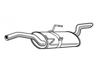 Exhaust backbox / end silencer 22755 Walker