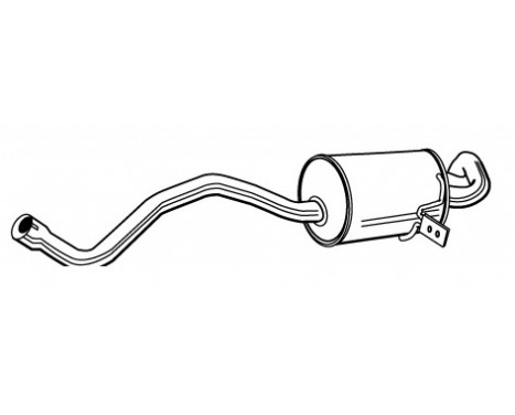 Exhaust backbox / end silencer 22764 Walker