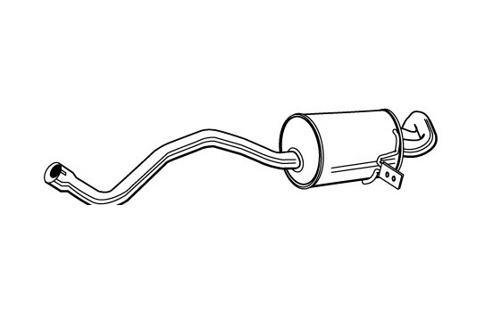 Exhaust backbox / end silencer 22764 Walker