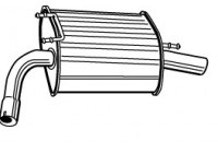 Exhaust backbox / end silencer 22781 Walker