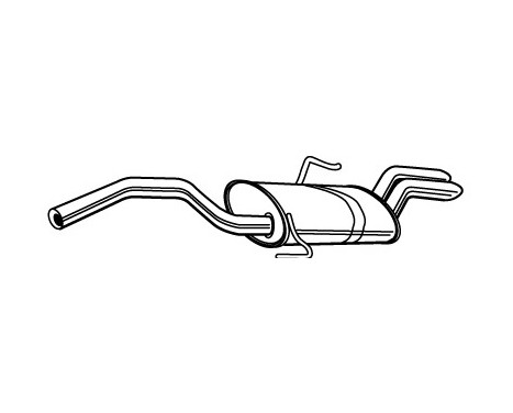 Exhaust backbox / end silencer 22793 Walker