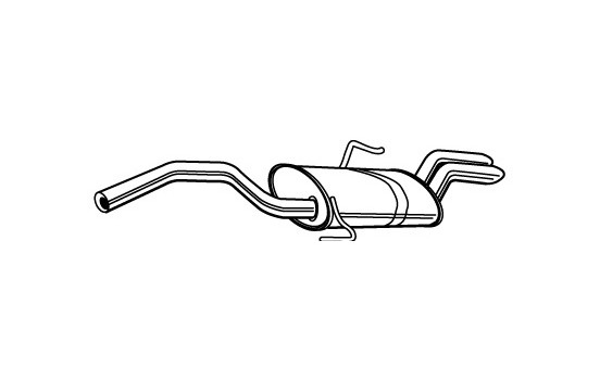 Exhaust backbox / end silencer 22793 Walker