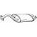 Exhaust backbox / end silencer 228-073 Bosal