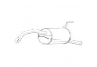 Exhaust backbox / end silencer 228-145 Bosal