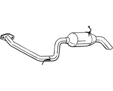 Exhaust backbox / end silencer 228-163 Bosal