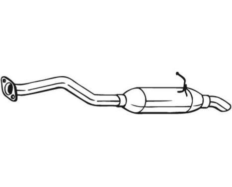 Exhaust backbox / end silencer 228-181 Bosal