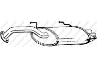 Exhaust backbox / end silencer 228-285 Bosal