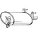 Exhaust backbox / end silencer 228-427 Bosal, Thumbnail 2