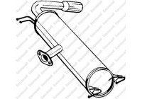 Exhaust backbox / end silencer 228-467 Bosal