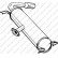 Exhaust backbox / end silencer 228-467 Bosal