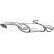 Exhaust backbox / end silencer 228-619 Bosal