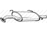 Exhaust backbox / end silencer 228-807 Bosal