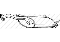 Exhaust backbox / end silencer 228-885 Bosal