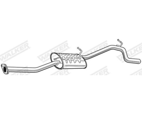 Exhaust backbox / end silencer 22814 Walker, Image 9