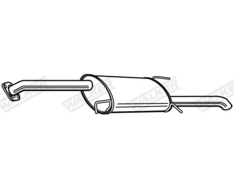 Exhaust backbox / end silencer 22817 Walker, Image 9