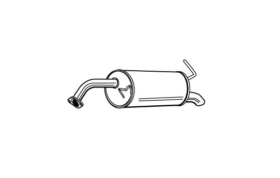 Exhaust backbox / end silencer 22826 Walker