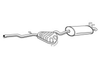 Exhaust backbox / end silencer 22838 Walker