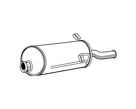 Exhaust backbox / end silencer 22843 Walker