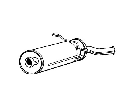 Exhaust backbox / end silencer 22844 Walker