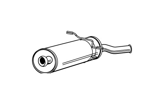 Exhaust backbox / end silencer 22844 Walker