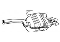 Exhaust backbox / end silencer 22849 Walker