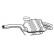 Exhaust backbox / end silencer 22849 Walker