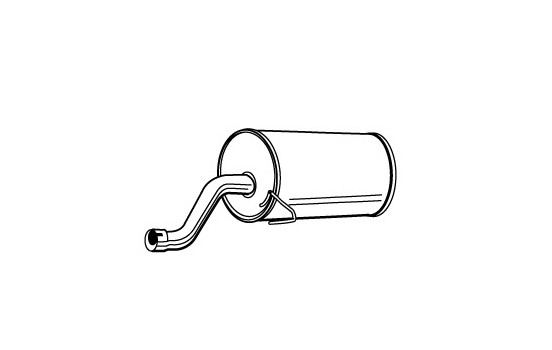 Exhaust backbox / end silencer 22861 Walker