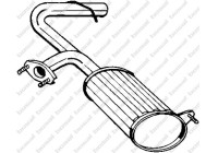 Exhaust backbox / end silencer 229-501 Bosal