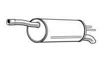 Exhaust backbox / end silencer 22912 Walker