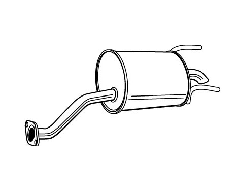 Exhaust backbox / end silencer 22923 Walker, Image 5