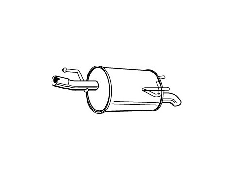 Exhaust backbox / end silencer 22926 Walker